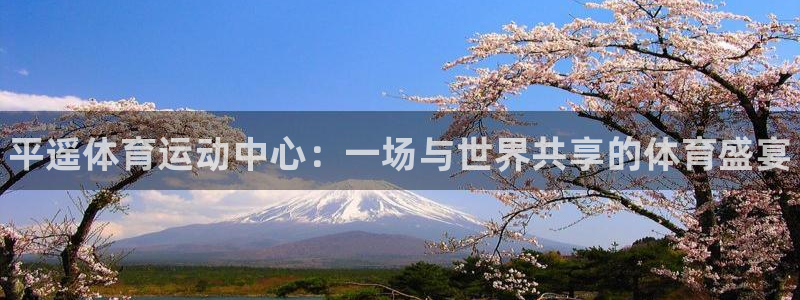 球王会体育：平遥体育运动中心：一场与世界共享的体育盛宴